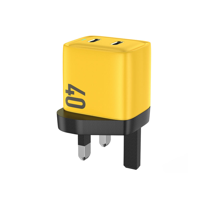Gallium Nitride 40W Mobile Phone Charging Plug For Apple Iphone14 Charger
